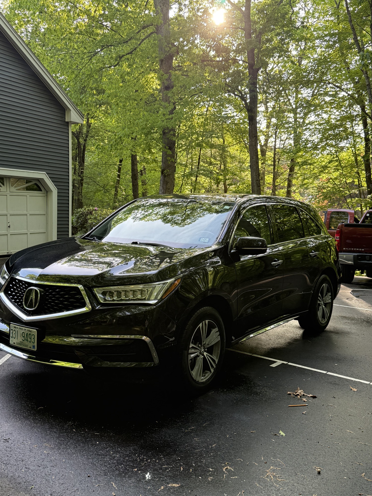 Mobile SUV detailing Merrimack NH — Acura MDX exterior detail by Deke's Auto Detailing