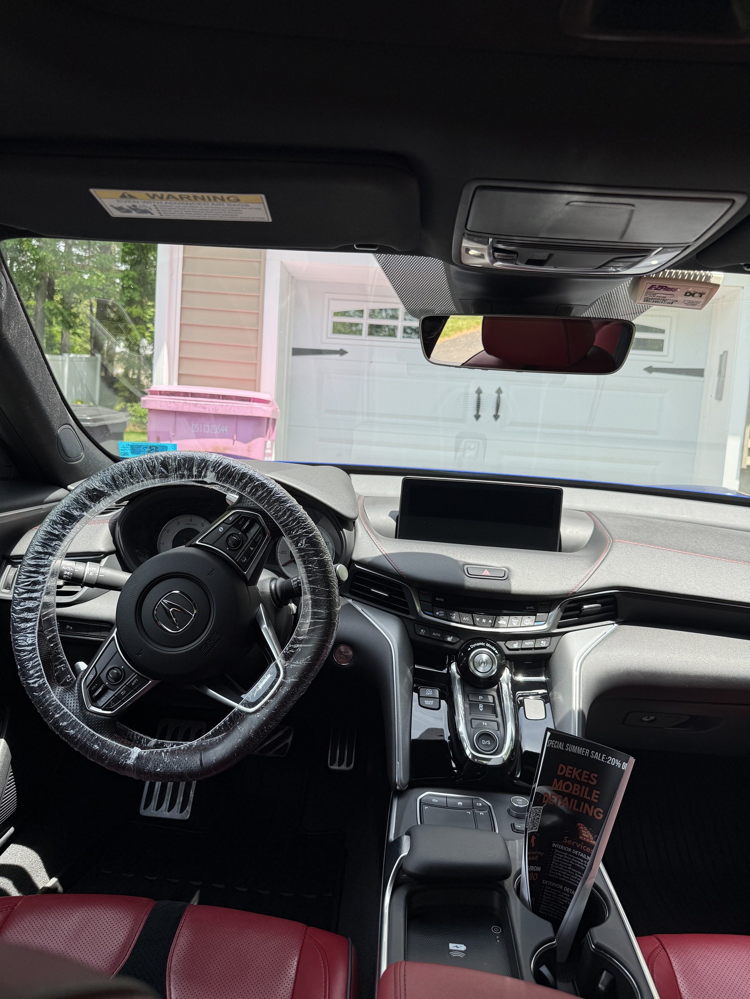 Interior SUV detailing Manchester NH — Acura MDX interior steam clean by Deke's Auto Detailing