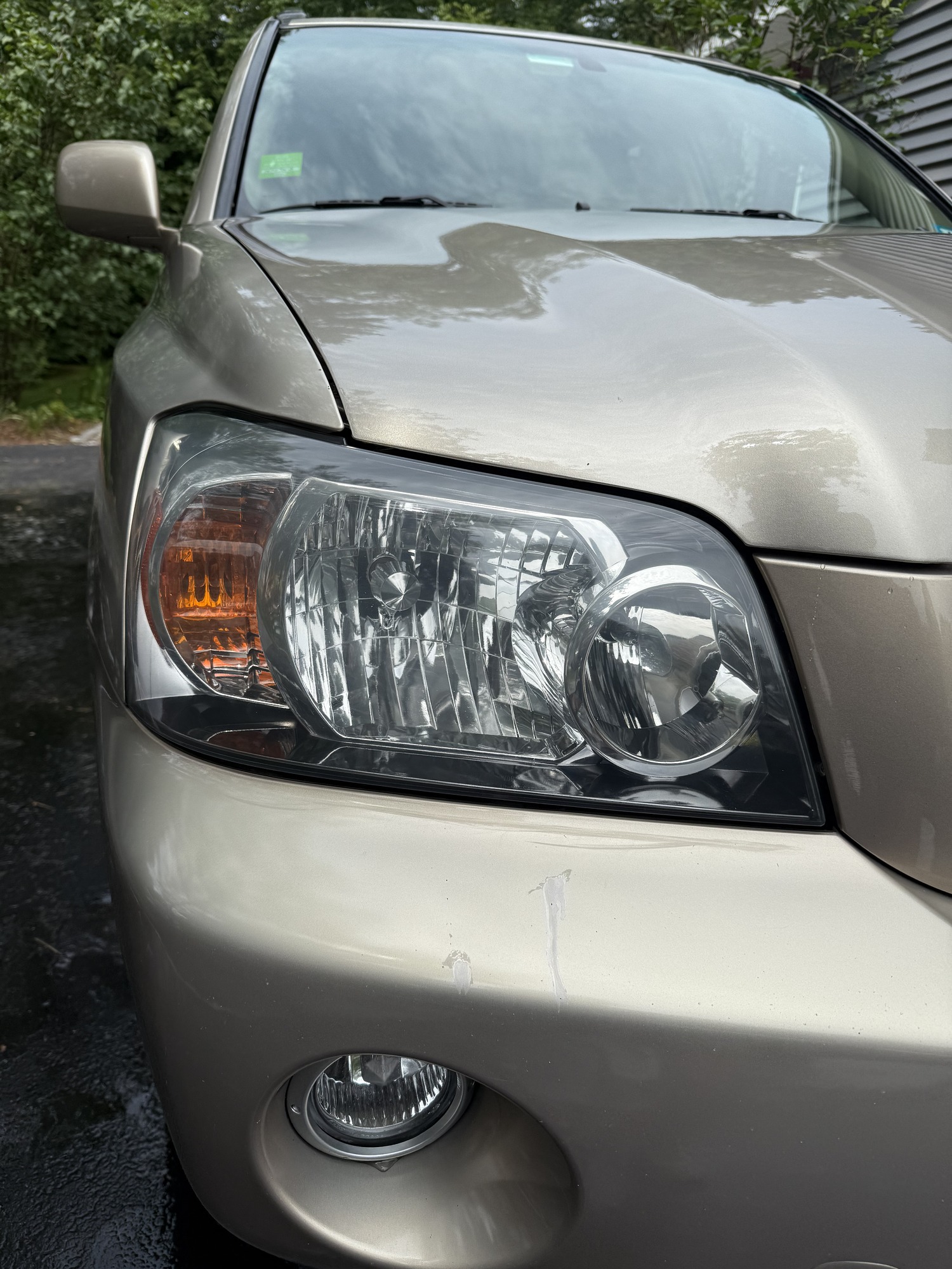 After headlight restoration Merrimack NH — clear Toyota 4Runner headlight by Deke's Auto Detailing